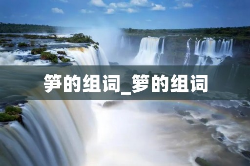 笋的组词_箩的组词