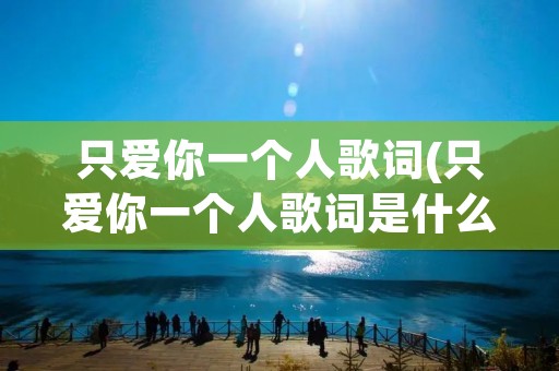 只爱你一个人歌词(只爱你一个人歌词是什么意思)