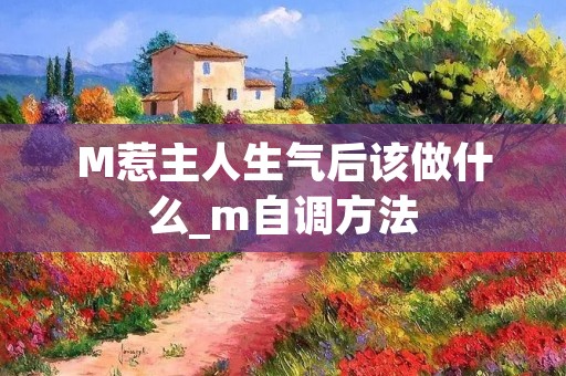 M惹主人生气后该做什么_m自调方法