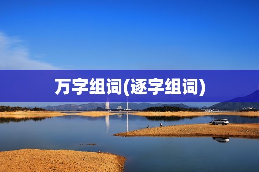 万字组词(逐字组词)