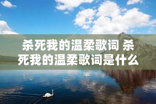 杀死我的温柔歌词 杀死我的温柔歌词是什么意思