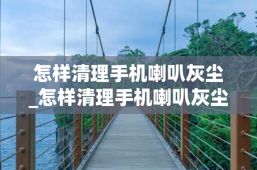 怎样清理手机喇叭灰尘_怎样清理手机喇叭灰尘的方法