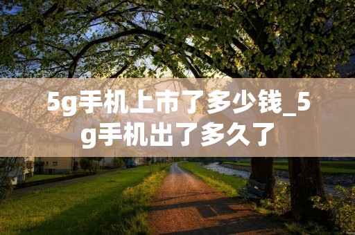 5g手机上市了多少钱_5g手机出了多久了