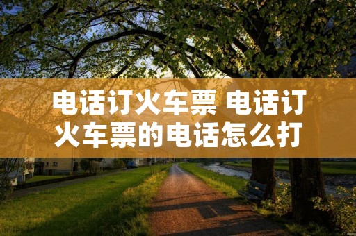 **订火车票 **订火车票的**怎么打