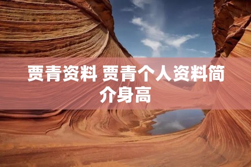 贾青资料 贾青个人资料简介身高 贾青资料 贾青个人资料简介身高