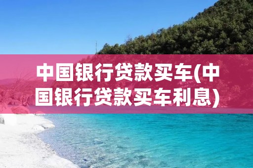 中国银行贷款买车(中国银行贷款买车利息)