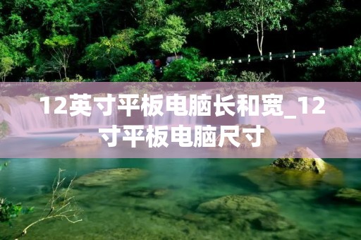 12英寸平板电脑长和宽_12寸平板电脑尺寸