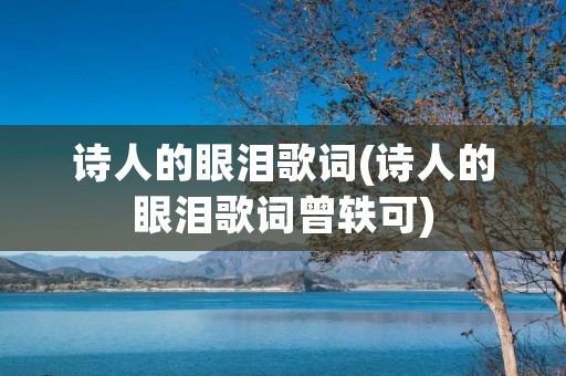 诗人的眼泪歌词(诗人的眼泪歌词曾轶可)