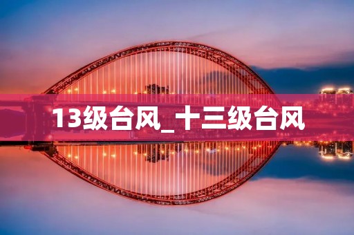13级台风_十三级台风