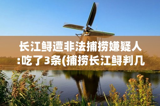 长江鲟遭非法捕捞嫌疑人:吃了3条(捕捞长江鲟判几年)