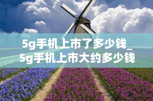 5g手机上市了多少钱_5g手机上市大约多少钱