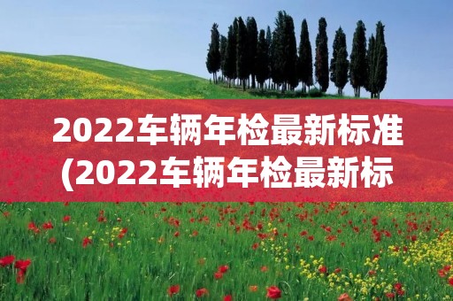 2022车辆年检最新标准(2022车辆年检最新标准7座) 2022车辆年检最新标准(2022车辆年检最新标准7座)