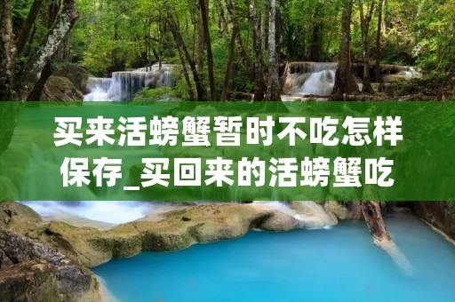 买来活螃蟹暂时不吃怎样保存_买回来的活螃蟹吃不完怎么办