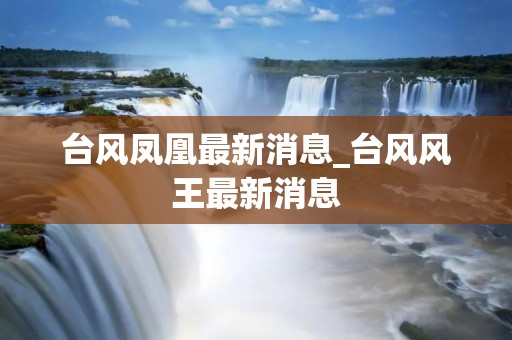 台风凤凰最新消息_台风风王最新消息