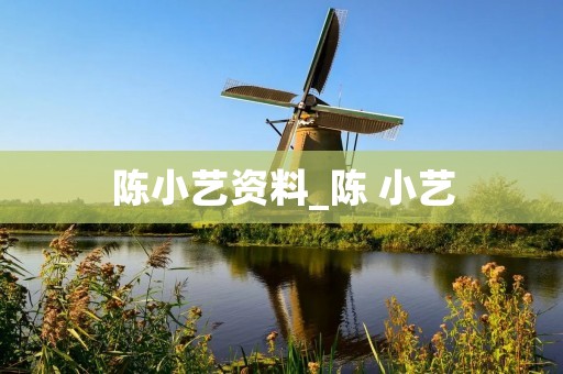 陈小艺资料_陈 小艺
