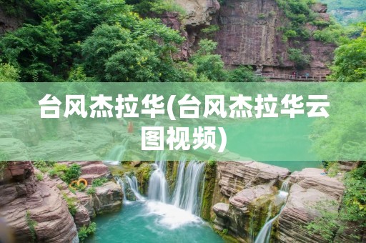 台风杰拉华(台风杰拉华云图视频)