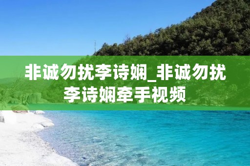 非诚勿扰李诗娴_非诚勿扰李诗娴牵手视频