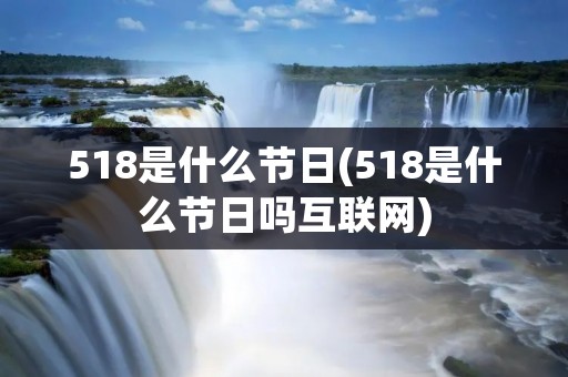 518是什么节日(518是什么节日吗互联网)