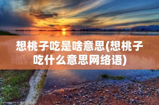 想桃子吃是啥意思(想桃子吃什么意思网络语) 想桃子吃是啥意思(想桃子吃什么意思网络语)