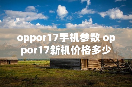 oppor17手机参数 oppor17新机价格多少