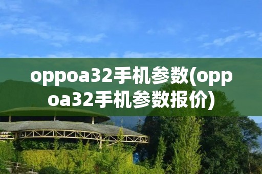oppoa32手机参数(oppoa32手机参数报价)