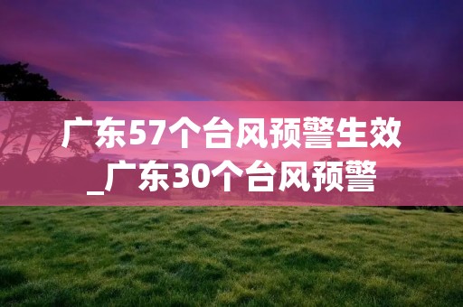 广东57个台风预警生效_广东30个台风预警 广东57个台风预警生效_广东30个台风预警