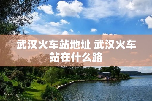 武汉火车站地址 武汉火车站在什么路