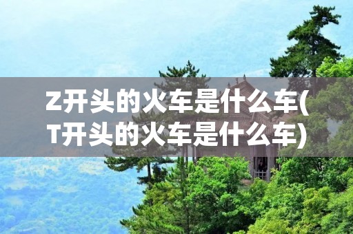 Z开头的火车是什么车(T开头的火车是什么车) Z开头的火车是什么车(T开头的火车是什么车)