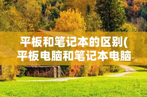 平板和笔记本的区别(平板电脑和笔记本电脑哪个更实用)