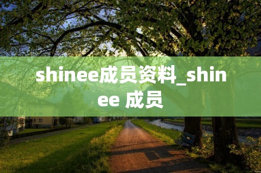 shinee成员资料_shinee 成员