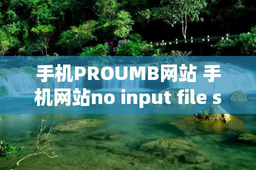 手机PROUMB网站 手机网站no input file specified