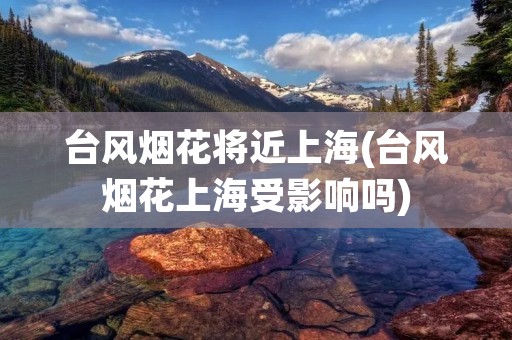 台风烟花将近上海(台风烟花上海受影响吗) 台风烟花将近上海(台风烟花上海受影响吗)