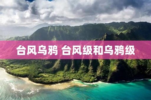 台风乌鸦 台风级和乌鸦级