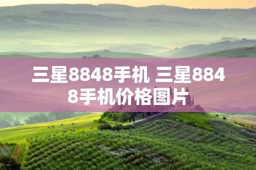 三星8848手机 三星8848手机价格图片