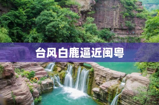 台风白鹿逼近闽粤