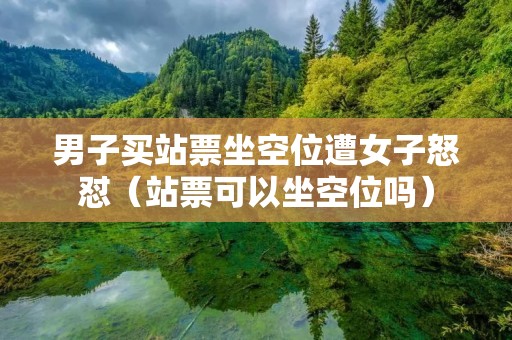男子买站票坐空位遭女子怒怼（站票可以坐空位吗）