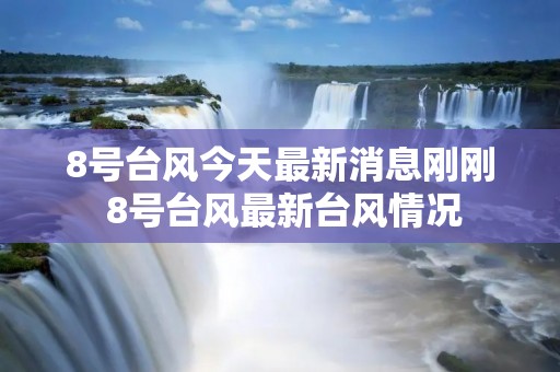 8号台风今天最新消息刚刚 8号台风最新台风情况