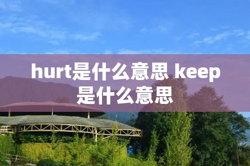 hurt是什么意思 keep是什么意思 hurt是什么意思 keep是什么意思