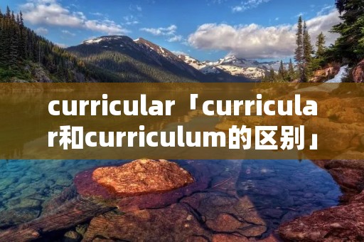 curricular「curricular和curriculum的区别」