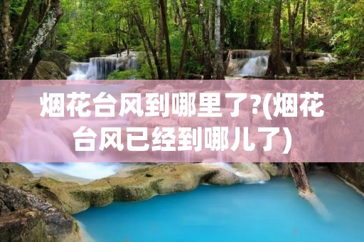 烟花台风到哪里了?(烟花台风已经到哪儿了) 烟花台风到哪里了?(烟花台风已经到哪儿了)