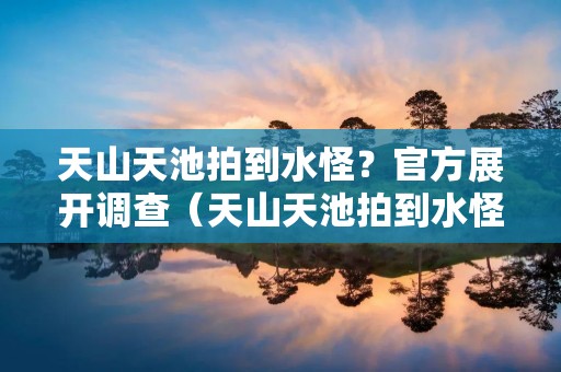 天山天池拍到水怪？官方展开调查（天山天池拍到水怪?官方展开调查）