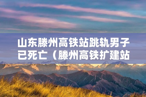 山东滕州高铁站跳轨男子已死亡（滕州高铁扩建站台）