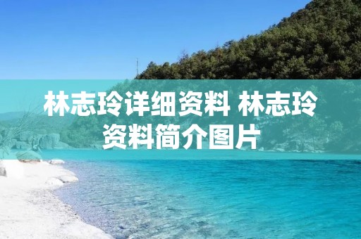 林志玲详细资料 林志玲资料简介图片