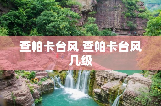 查帕卡台风 查帕卡台风几级
