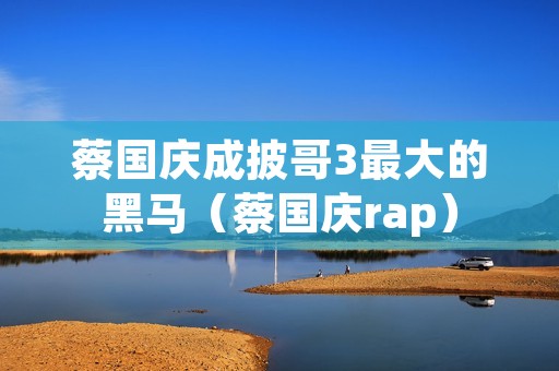 蔡国庆成披哥3最大的黑马(蔡国庆rap)