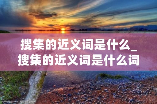 搜集的近义词是什么_搜集的近义词是什么词