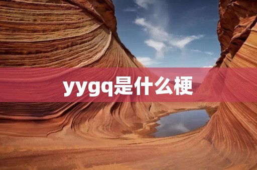 yygq是什么梗 yygq是什么梗