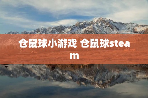 仓鼠球小游戏 仓鼠球steam