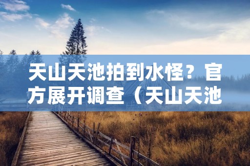 天山天池拍到水怪?官方展开调查(天山天池拍到水怪?官方展开调查)