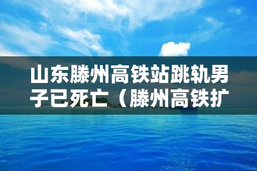 山东滕州高铁站跳轨男子已死亡(滕州高铁扩建站台)